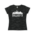 thumbnail image 1 of Inktastic Dallas Texas Skyline TX Cities Women's T-Shirt, 1 of 5