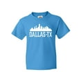 thumbnail image 1 of Inktastic Dallas Texas Skyline TX Cities Youth T-Shirt, 1 of 5