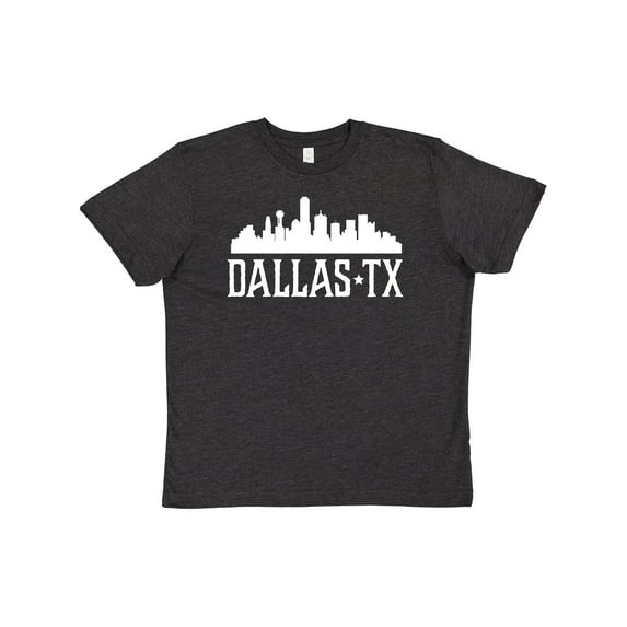 Inktastic Dallas Texas Skyline TX Cities Youth T-Shirt