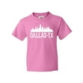 thumbnail image 1 of Inktastic Dallas Texas Skyline TX Cities Youth T-Shirt, 1 of 5