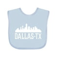 thumbnail image 1 of Inktastic Dallas Texas Skyline Tx Cities Boys or Girls Baby Bib, 1 of 4