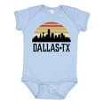 thumbnail image 1 of Inktastic Dallas Texas Skyline Vintage Boys or Girls Baby Bodysuit, 1 of 5