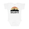 thumbnail image 1 of Inktastic Dallas Texas Skyline Vintage Boys or Girls Baby Bodysuit, 1 of 5