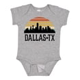 thumbnail image 1 of Inktastic Dallas Texas Skyline Vintage Boys or Girls Baby Bodysuit, 1 of 5