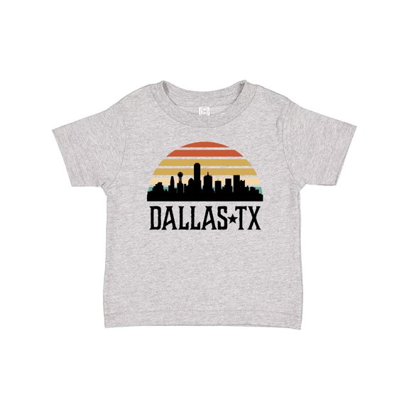 Inktastic Dallas Texas Skyline Vintage Boys or Girls Baby T-Shirt