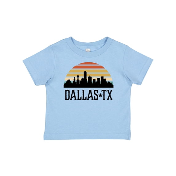 Inktastic Dallas Texas Skyline Vintage Boys or Girls Baby T-Shirt