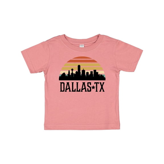 Inktastic Dallas Texas Skyline Vintage Boys or Girls Baby T-Shirt