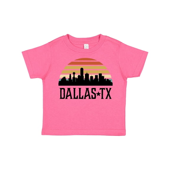 Inktastic Dallas Texas Skyline Vintage Boys or Girls Toddler T-Shirt