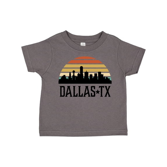 Inktastic Dallas Texas Skyline Vintage Boys or Girls Toddler T-Shirt