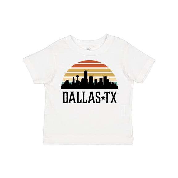 Inktastic Dallas Texas Skyline Vintage Boys or Girls Toddler T-Shirt
