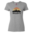 thumbnail image 1 of Inktastic Dallas Texas Skyline Vintage Women's T-Shirt, 1 of 5