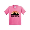 thumbnail image 1 of Inktastic Dallas Texas Skyline Vintage Youth T-Shirt, 1 of 5