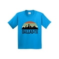 thumbnail image 1 of Inktastic Dallas Texas Skyline Vintage Youth T-Shirt, 1 of 5