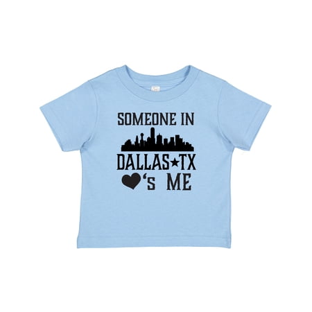 Inktastic Dallas Texas Someone Loves Me Boys or Girls Baby T-Shirt