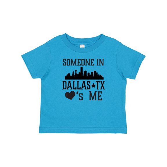 Inktastic Dallas Texas Someone Loves Me Boys or Girls Baby T-Shirt