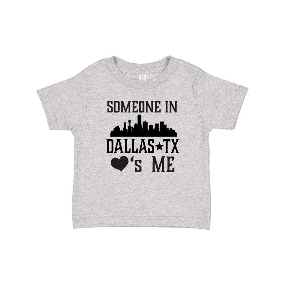 Inktastic Dallas Texas Someone Loves Me Boys or Girls Baby T-Shirt