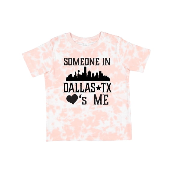 Inktastic Dallas Texas Someone Loves Me Boys or Girls Toddler T-Shirt