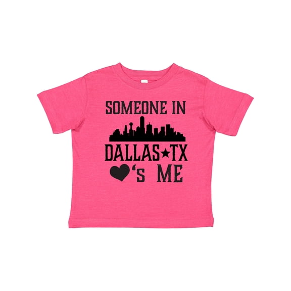 Inktastic Dallas Texas Someone Loves Me Boys or Girls Toddler T-Shirt