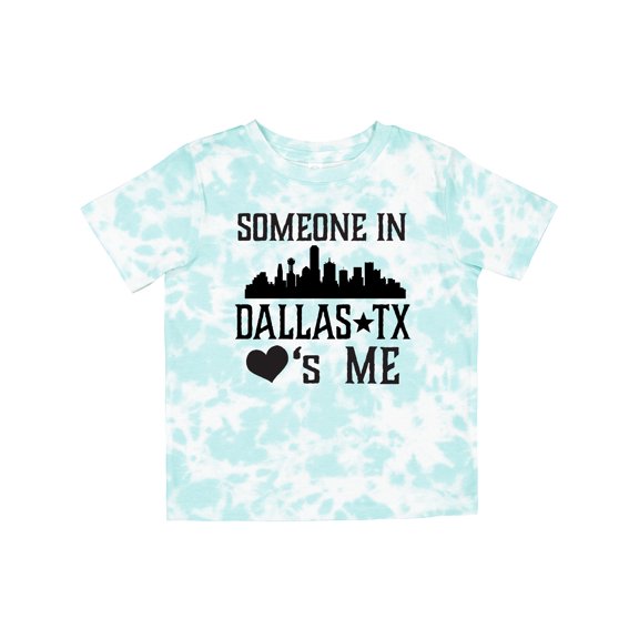 Inktastic Dallas Texas Someone Loves Me Boys or Girls Toddler T-Shirt