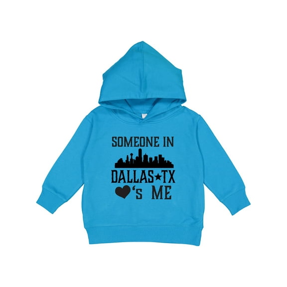 Inktastic Dallas Texas Someone Loves Me Toddler Hoodie