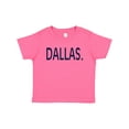 thumbnail image 1 of Inktastic Dallas in Blue Text Boys or Girls Baby T-Shirt, 1 of 5