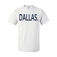 thumbnail image 1 of Inktastic Dallas in Blue Text T-Shirt, 1 of 5