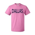 thumbnail image 1 of Inktastic Dallas in Blue Text T-Shirt, 1 of 5