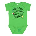 thumbnail image 1 of Inktastic Dance Like Frosty, Shine Like Rudolph, Give Like Santa Boys or Girls Baby Bodysuit, 1 of 5