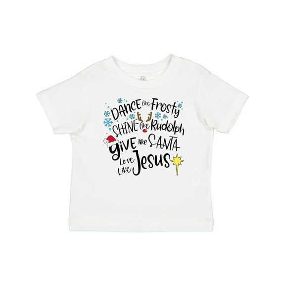 Inktastic Dance Like Frosty, Shine Like Rudolph, Give Like Santa Boys or Girls Baby T-Shirt
