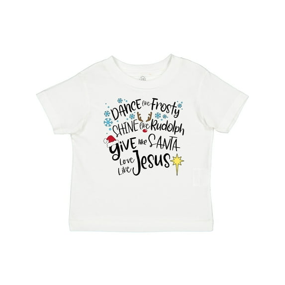 Inktastic Dance Like Frosty, Shine Like Rudolph, Give Like Santa Boys or Girls Baby T-Shirt