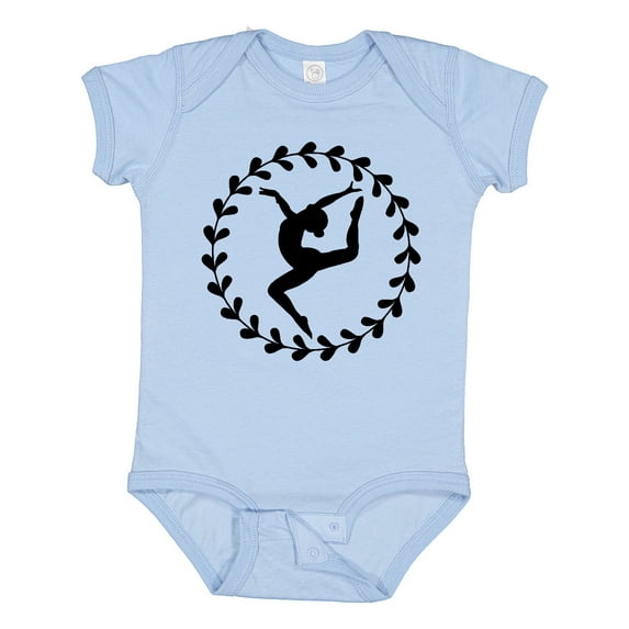 Inktastic Dance Silhouette Ballerina Girls Baby Bodysuit