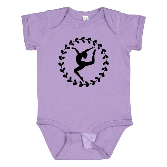 Inktastic Dance Silhouette Ballerina Girls Baby Bodysuit