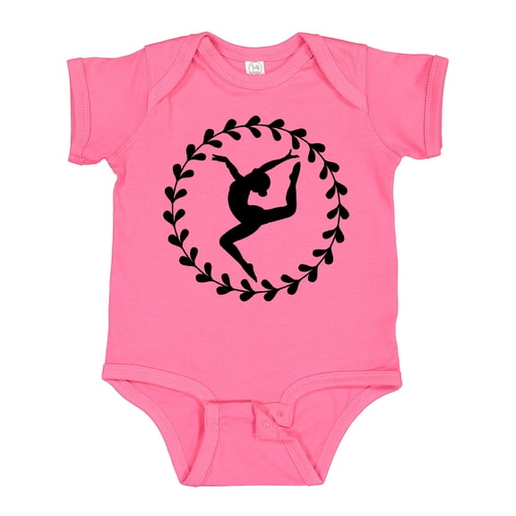 Inktastic Dance Silhouette Ballerina Girls Baby Bodysuit