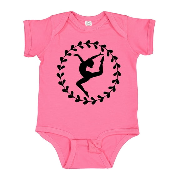 Inktastic Dance Silhouette Ballerina Girls Baby Bodysuit