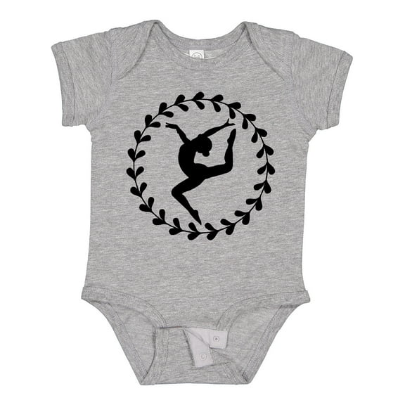 Inktastic Dance Silhouette Ballerina Girls Baby Bodysuit