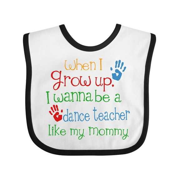 Inktastic Dance Teacher Like Mommy Boys or Girls Baby Bib