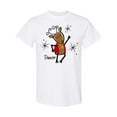 thumbnail image 1 of Inktastic Dancer Reindeer T-Shirt, 1 of 5