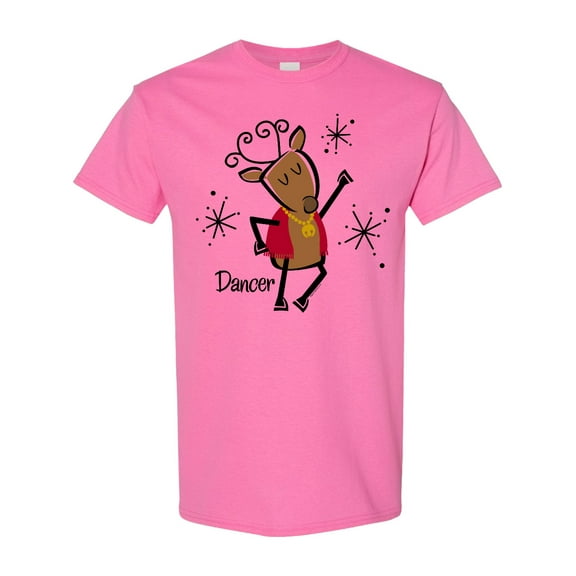 Inktastic Dancer Reindeer T-Shirt