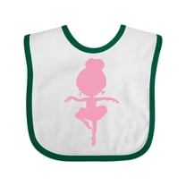 Inktastic Dancing Ballerina Girls Baby Bib