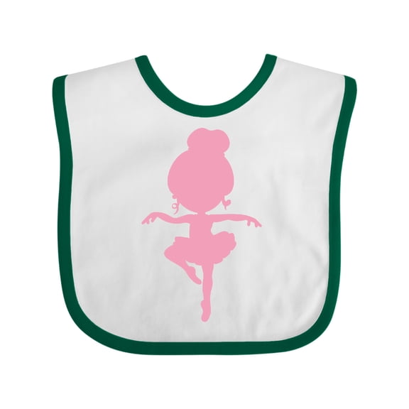 Inktastic Dancing Ballerina Girls Baby Bib