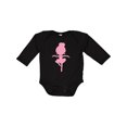 thumbnail image 1 of Inktastic Dancing Ballerina Girls Long Sleeve Baby Bodysuit, 1 of 5