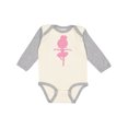 thumbnail image 1 of Inktastic Dancing Ballerina Girls Long Sleeve Baby Bodysuit, 1 of 5