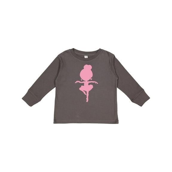 Inktastic Dancing Ballerina Girls Long Sleeve Toddler T-Shirt