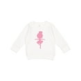 thumbnail image 1 of Inktastic Dancing Ballerina Toddler Sweatshirt, 1 of 4