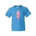 thumbnail image 1 of Inktastic Dancing Ballerina Youth T-Shirt, 1 of 5