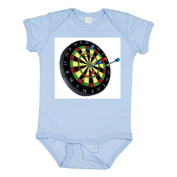 Inktastic Dart Board Boys or Girls Baby Bodysuit