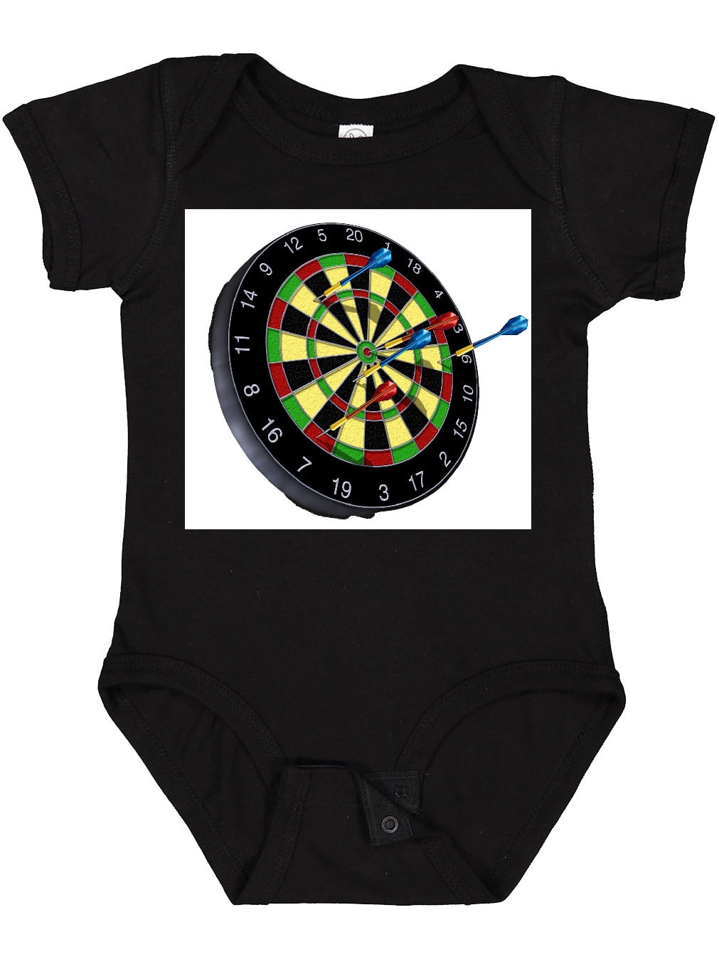 Inktastic Dart Board Boys or Girls Baby Bodysuit
