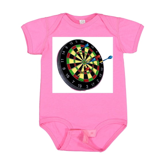 Inktastic Dart Board Boys or Girls Baby Bodysuit