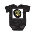 thumbnail image 1 of Inktastic Dart Board Boys or Girls Baby Bodysuit, 1 of 5