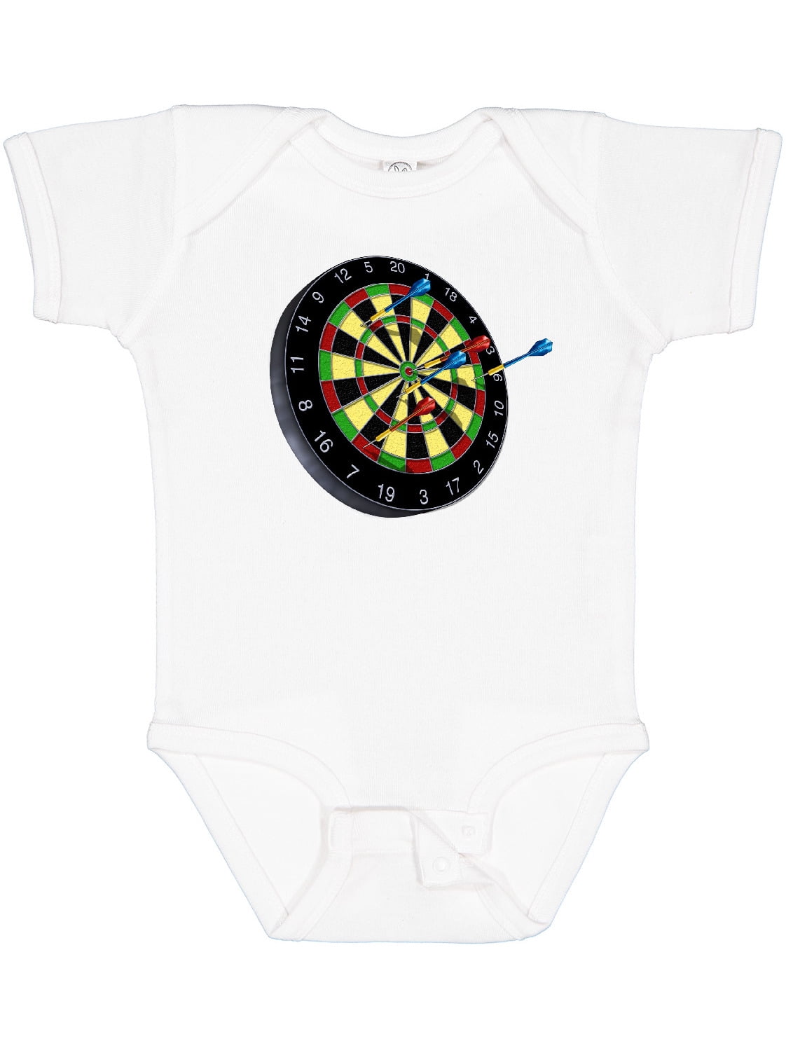 Inktastic Dart Board Boys or Girls Baby Bodysuit
